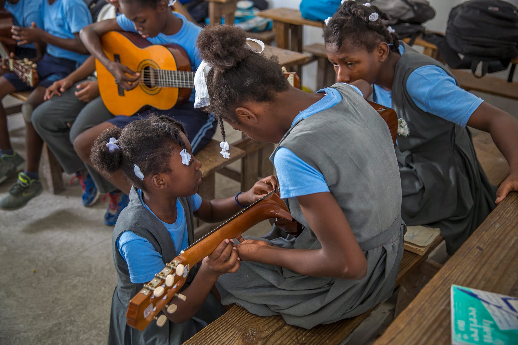 Kids Playing Guitar